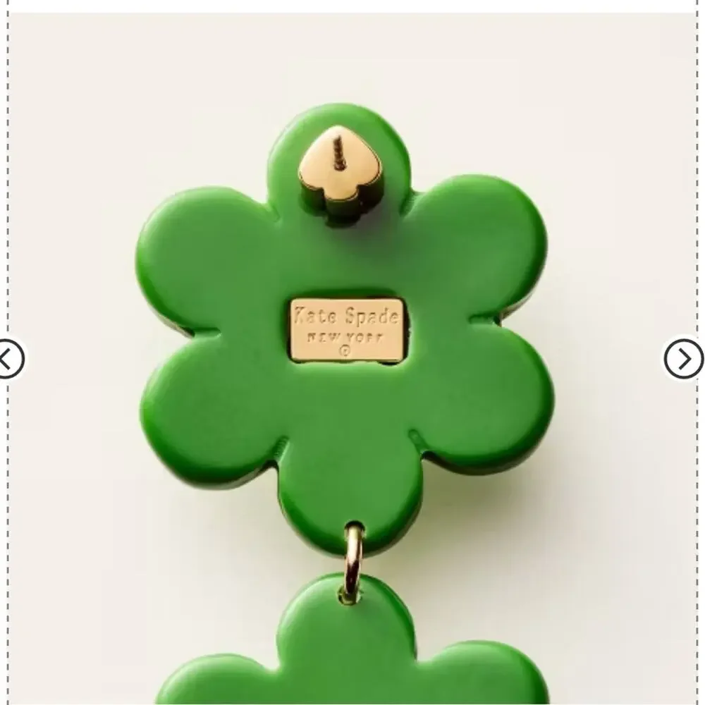 Kate Spade Floral Earrings NWT